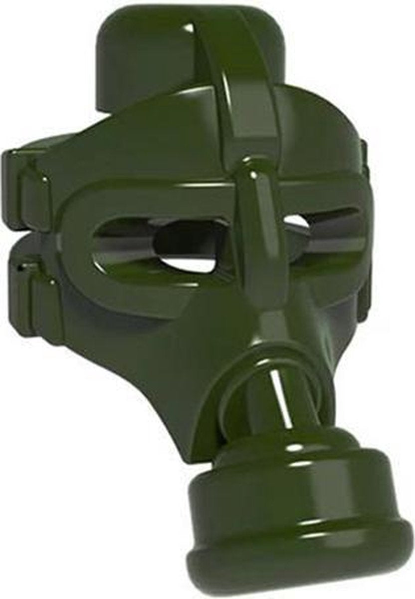 W35 - Gasmaskers - groen - 10 stuks - WW2 Bouwstenen - Lego fit - WW2 - Soldaten - Militair - Tank - Army - Bouwstenen - Wapens - Geweren - Brick - Tweede Wereld Oorlog - Mini-figures - Leger - Duits - Navy Seals
