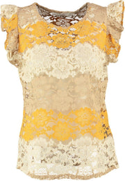 Aaiko kanten top - Maat S