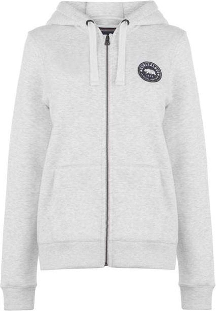 SoulCal - Sweater met Rits en Capuchon - Vest - Dames - Lichtgrijs - S (10)