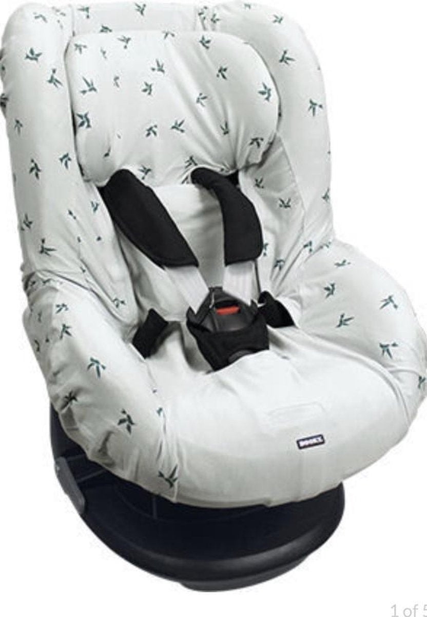 DOOKY SEAT COVER GROEP 1 AUTOSTOEL HOES -ORIGAMI SWALLOW GREY JADE