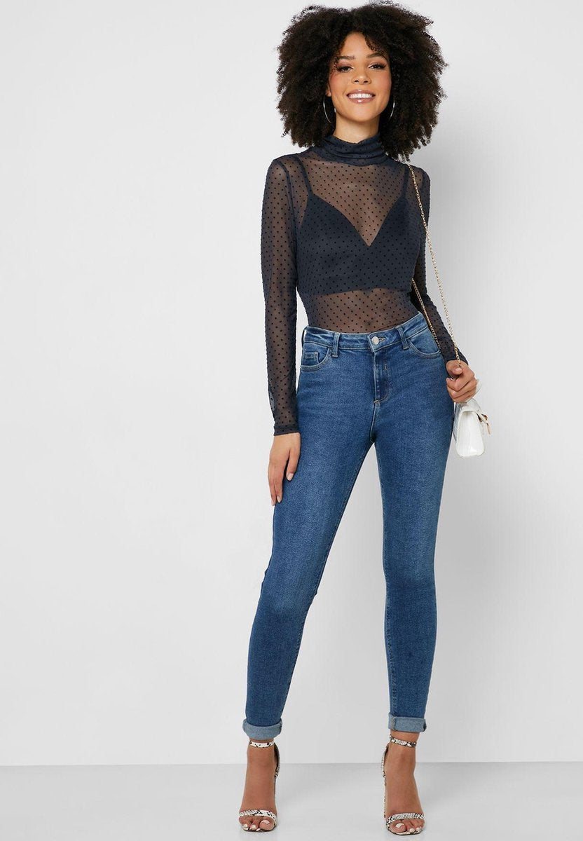 JDY EVIE L/S ROLLNECK JRS - S