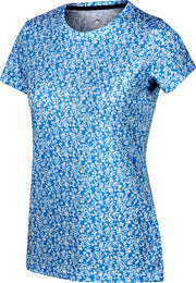 Regatta T-shirt Fingal Edition Dames Polyester Blauw Maat 40