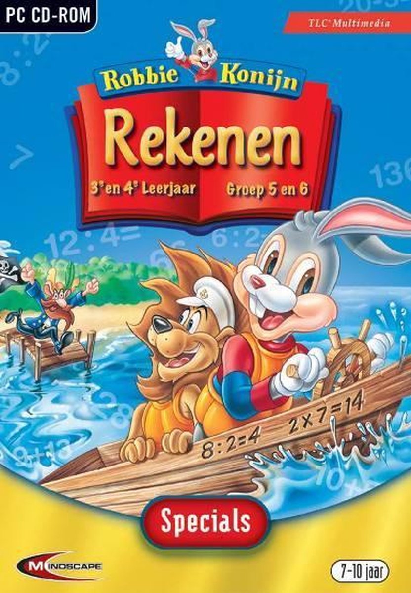 Robbie Konijn-Rekenen Groep 5 & 6 /PC