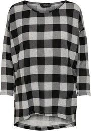 Onlelcos 4/5 Aop Top Jrs Noos 15144286 Light Grey Melange/winning