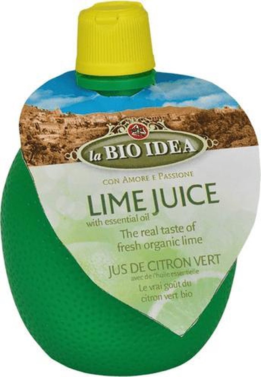 Limoensap knijpfles La Bio Idea - Knijpfles 200 ml - Biologisch