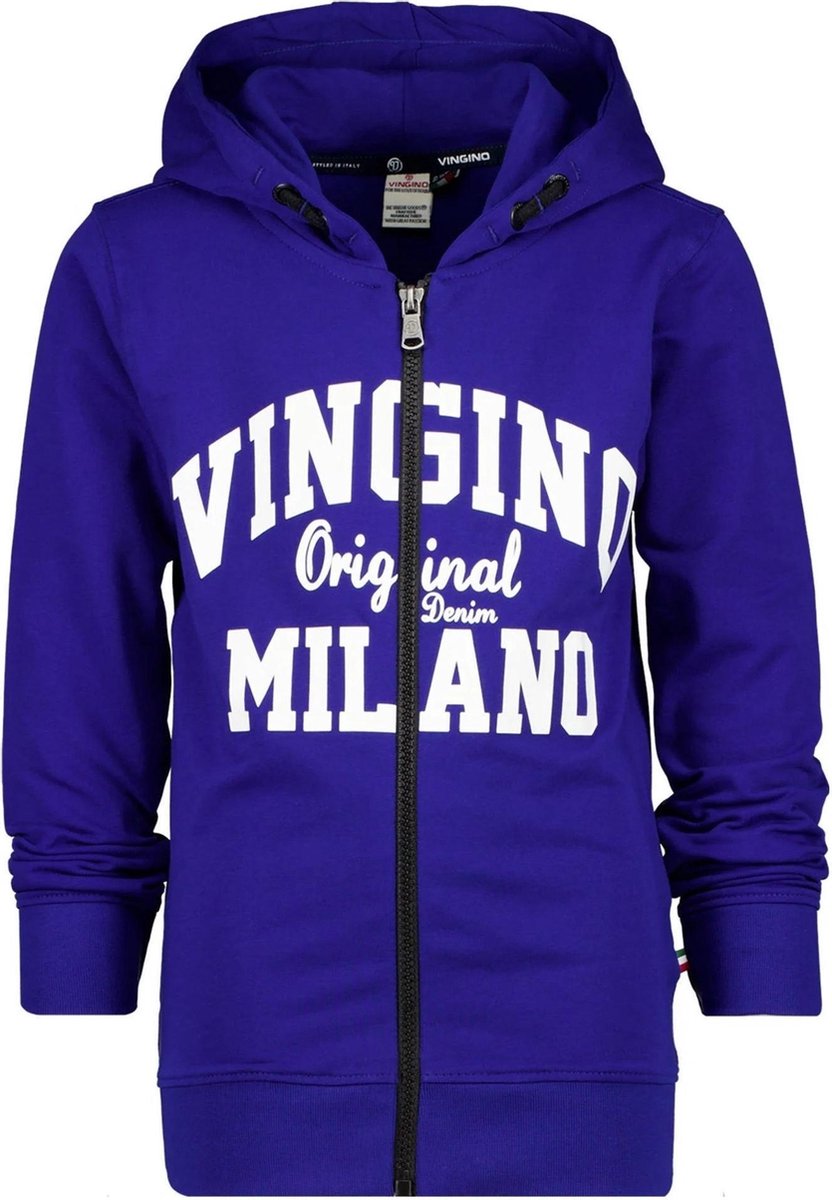 Vingino Vest Milano Jongens Katoen/polyester Blauw Maat 152