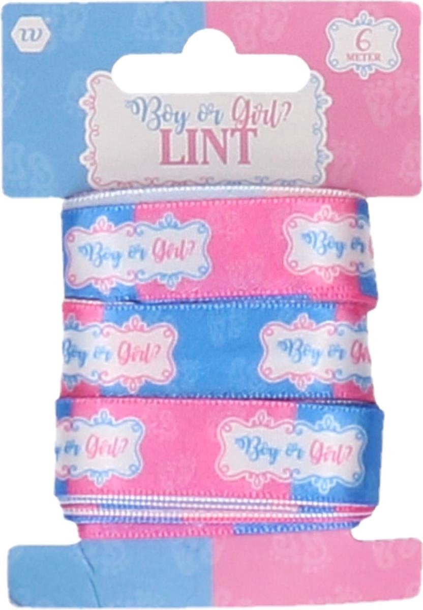 Boy or girl lint - jongen of meisje lint - baby shower