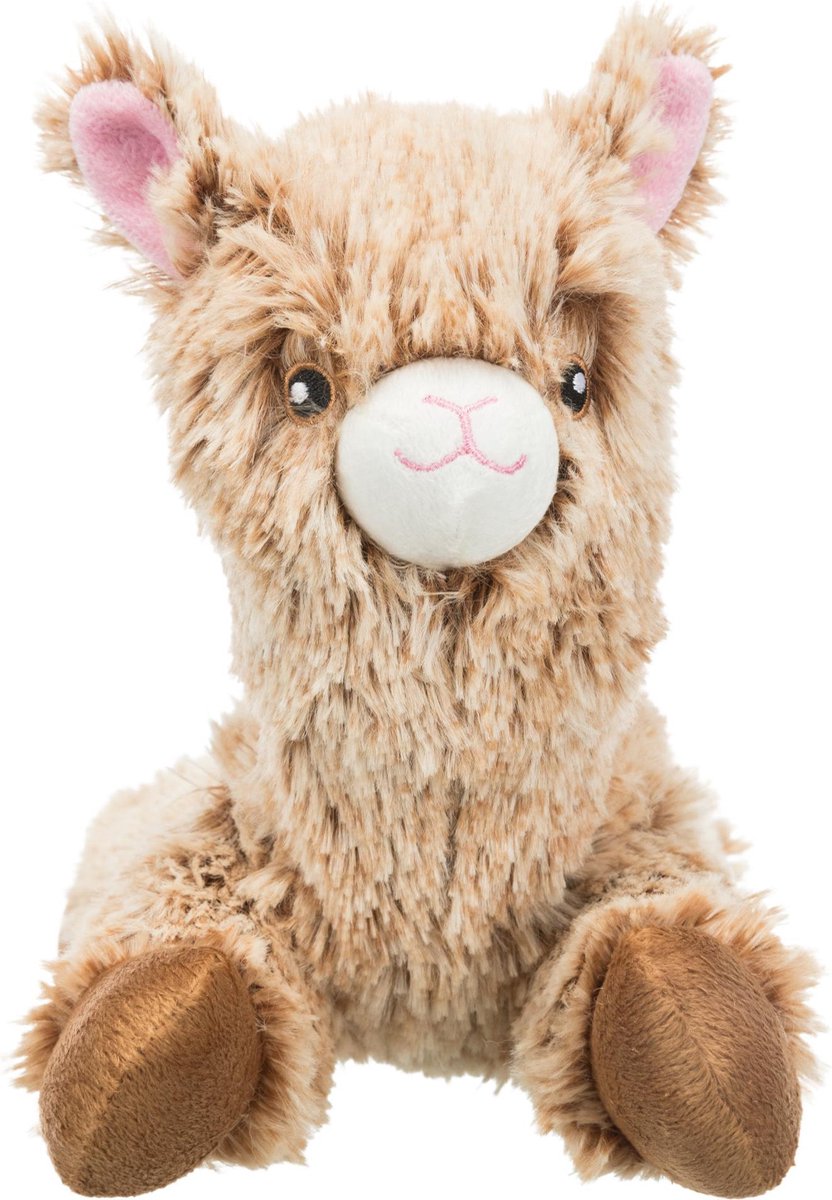 Hondenknuffel - Hondenspeelgoed pluche Alpaca Afmetingen: 22 cm