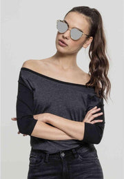 Urban Classics Raglan top -L- 3/4 Contrast Grijs