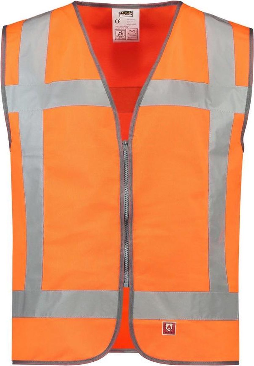 TR V-RWS-FR-ZIP Veiligheidsvest flo