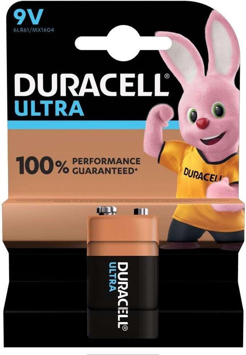 Duracell - Ultra alkaline 9V-batterij