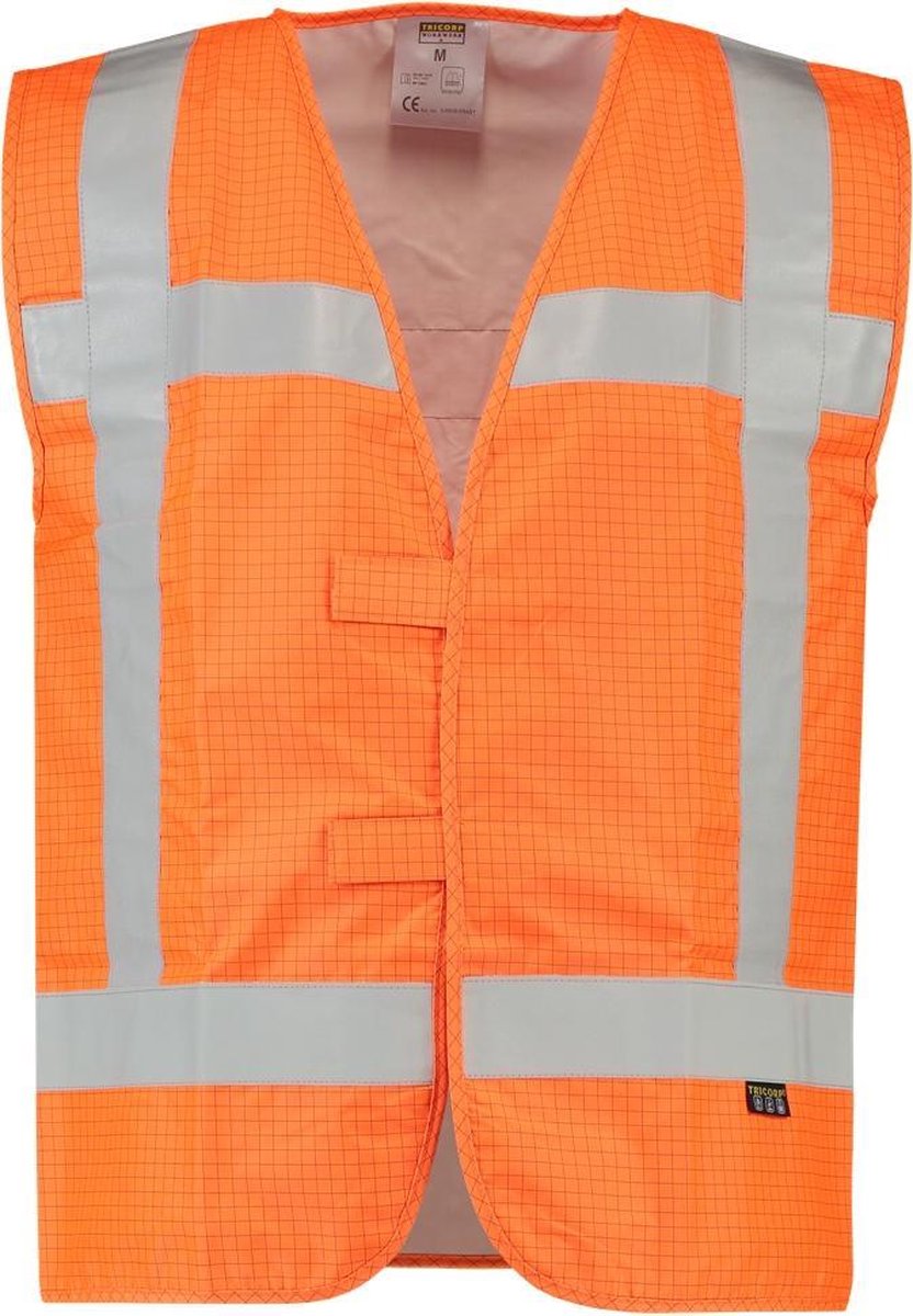 Tricorp veiligheidsvest RWS vlamvertragend antistatisch  - Fluor oranje - 453018 - maat XS-S