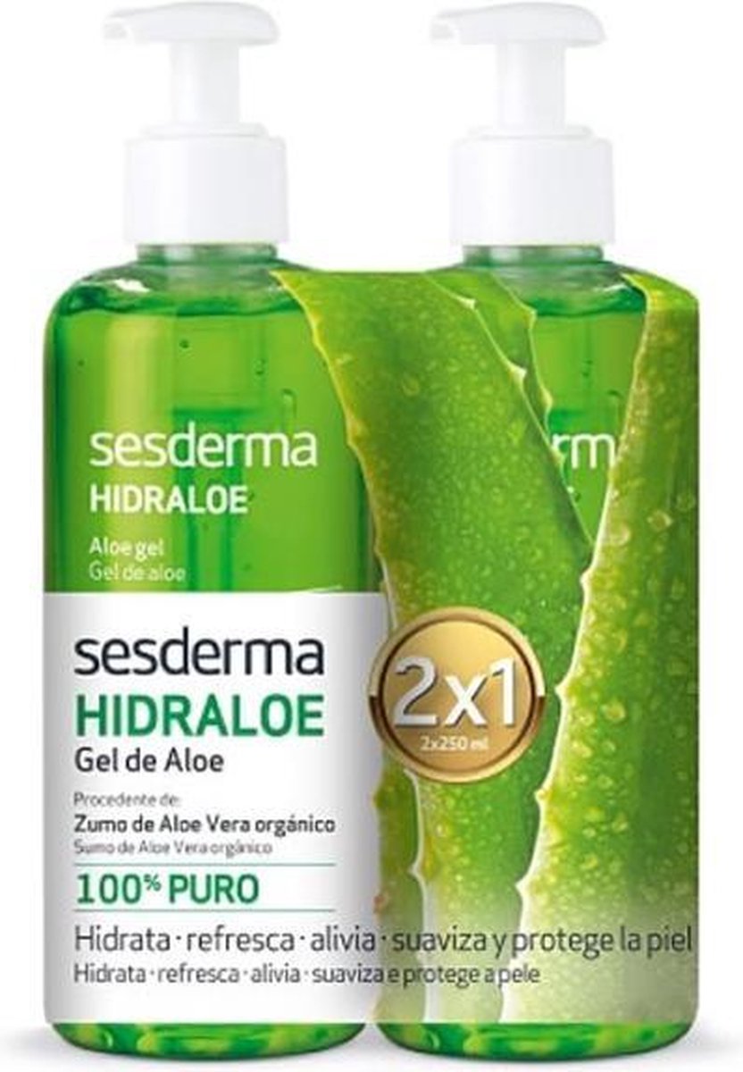 HIDRALOE gel 100% PURO LOTE 2 x 250 ml
