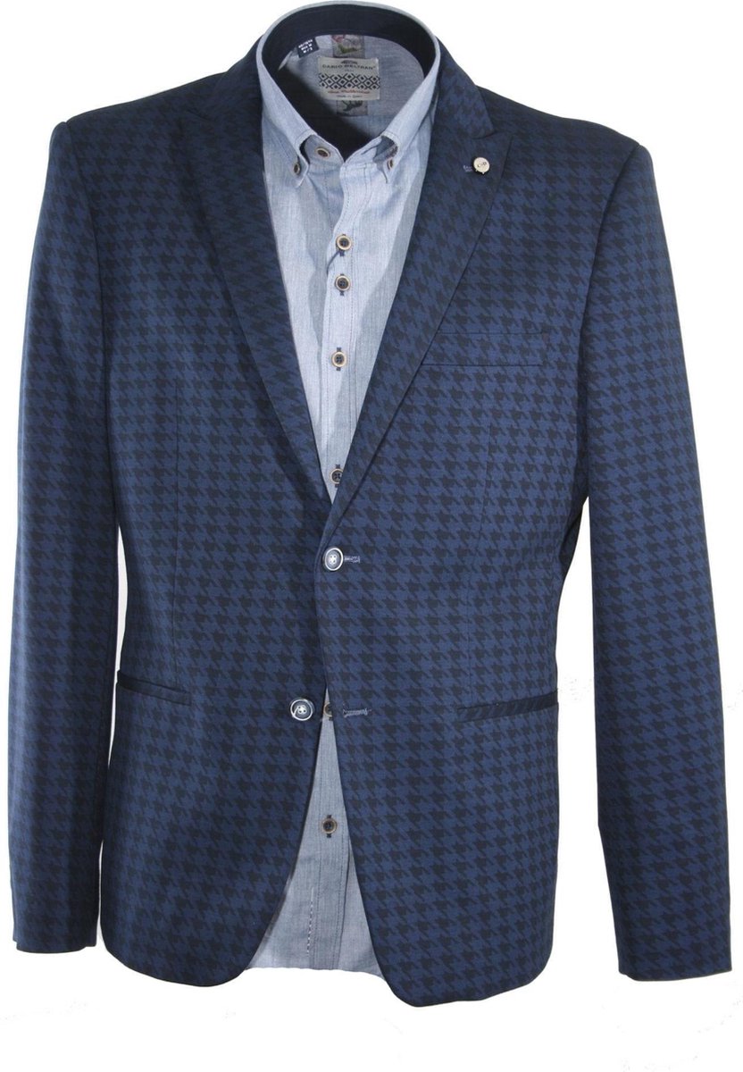 Carter & Davis Lange mouw  - 2628-7428 Marine (Maat: 48)