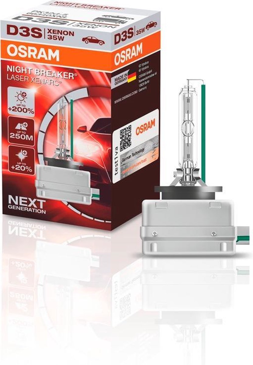 Osram Xenarc Night Breaker Laser 66340XNL D3S