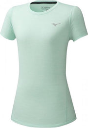 Mizuno Impulse Core Shirt Dames - groen - maat XS