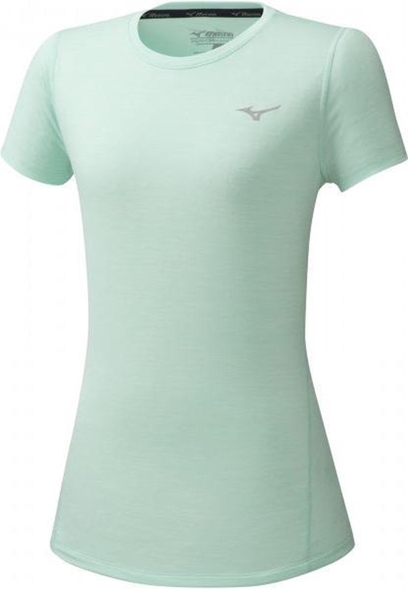 Mizuno Impulse Core Shirt Dames - groen - maat XS