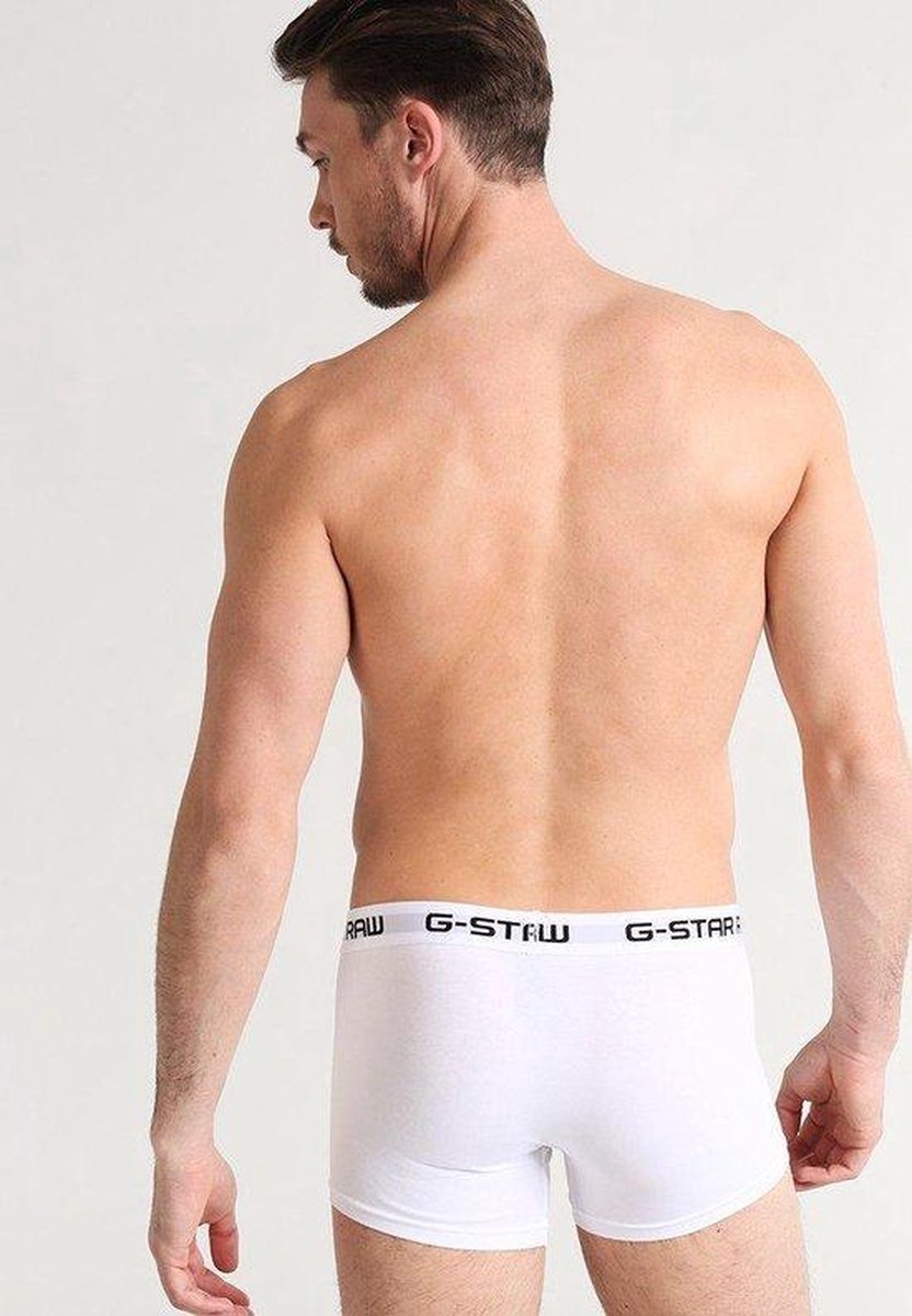 G-Star Raw Heren Boxershorts 3-Pack Zwart / Grijs /Wit Maat: L