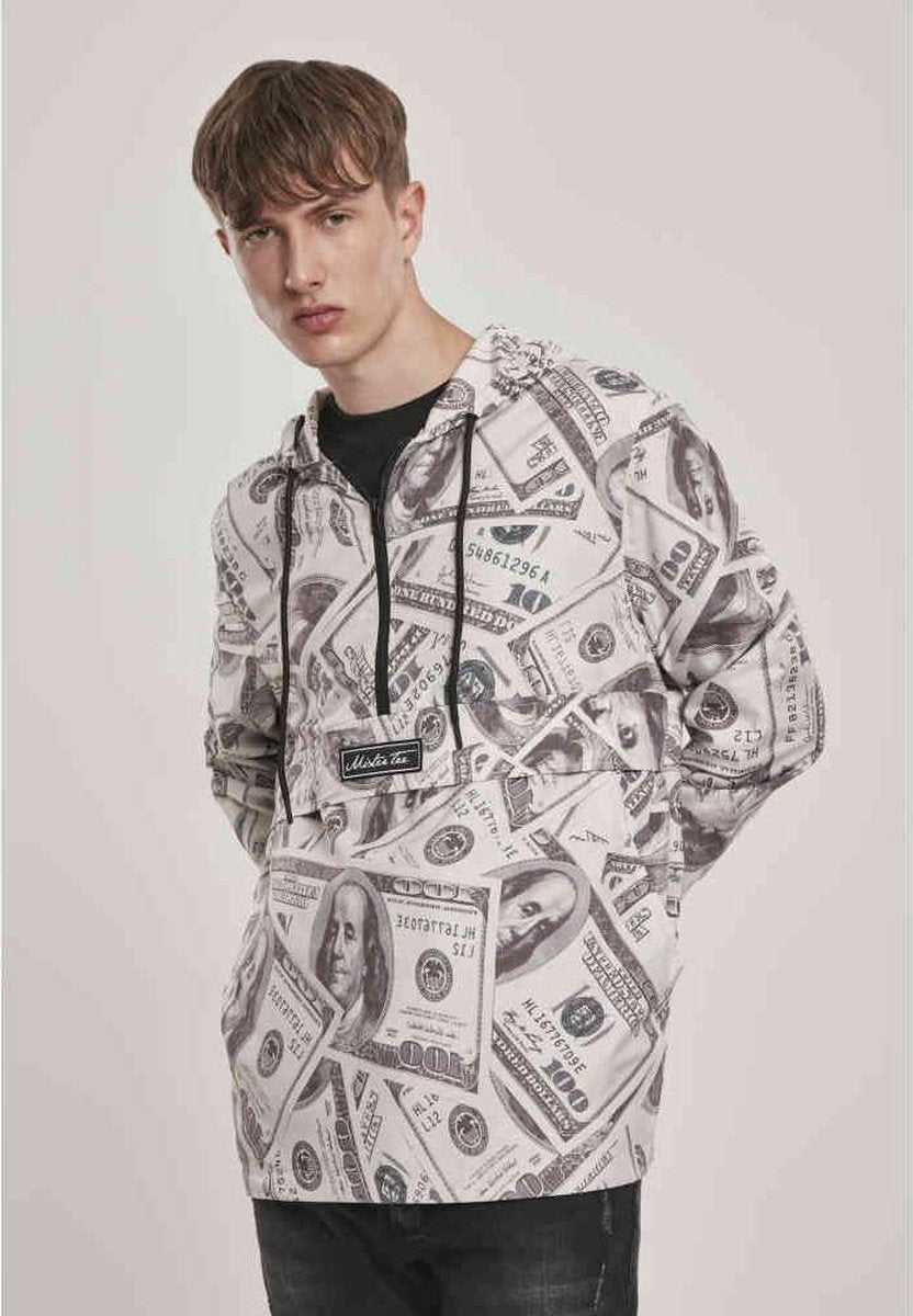 Urban Classics Windbreaker jacket -L- Mister Tee Dollar Creme
