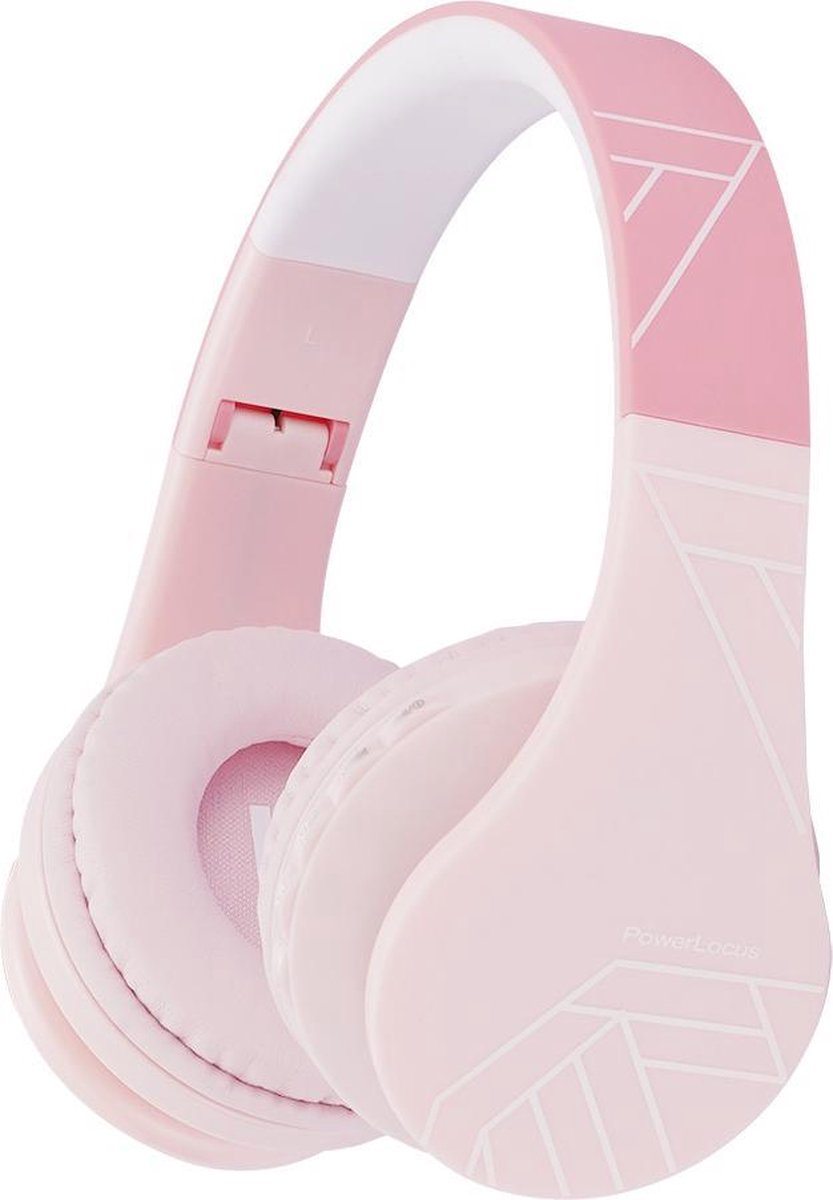 PowerLocus P1 draadloze Over-Ear Koptelefoon Inklapbaar koptelefoon voor kinderen - veilig volume van 85 dB - Bluetooth Hoofdtelefoon - Met microfoon