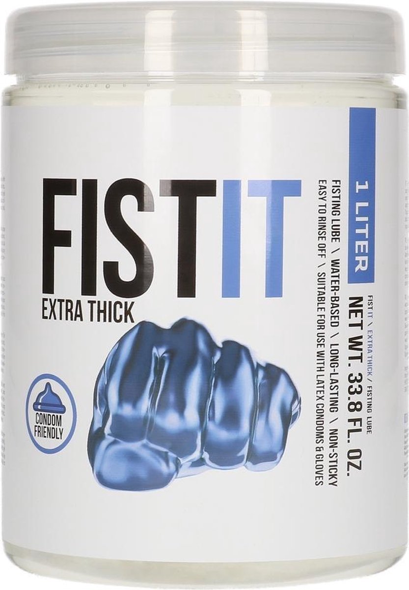 Shots Pharmquests waterbasis glijmiddel Fist It - Extra Thick wit