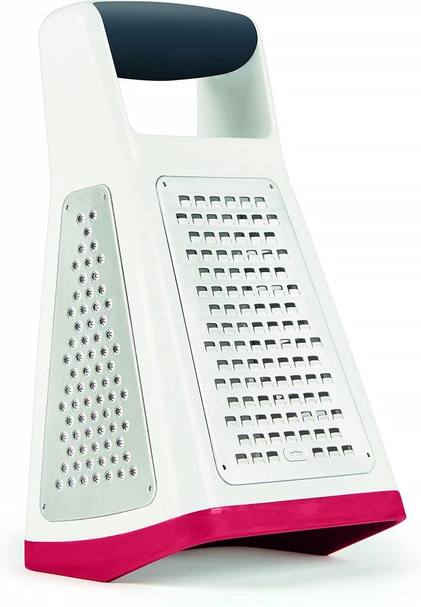 Zyliss 4-zijdige Rasp Tilt & Grate 23 Cm Abs/rvs Wit/rood