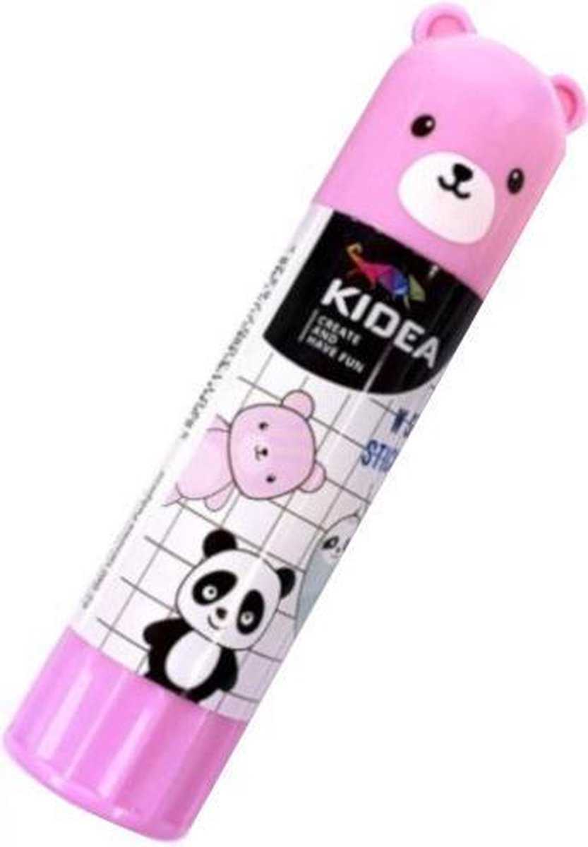 Kidea Lijmstift 15 Gram Roze/wit