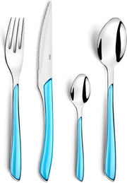 Amefa Eclat Bestekset - 24 delig - Turquoise