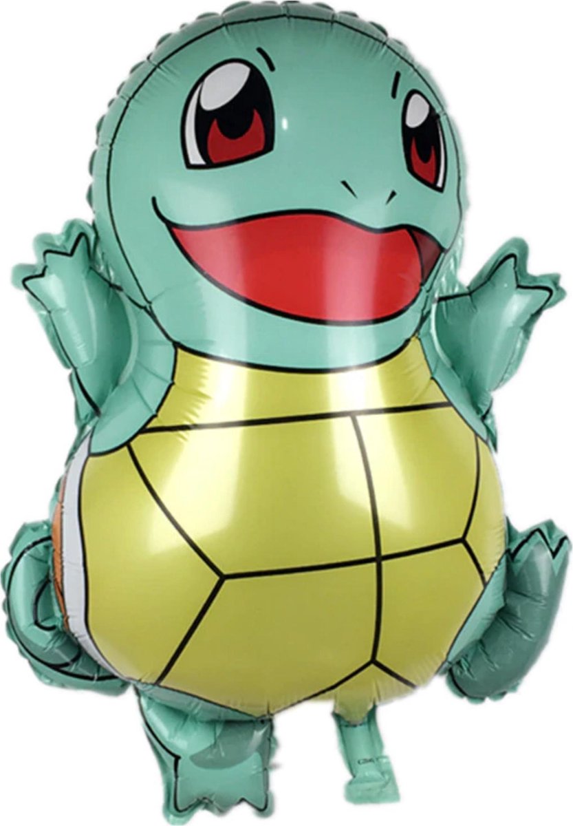 Squirtle Ballon - Pokemon Knuffel - Pokemon Speelgoed - Pokemon Ballon - 65 x 50 cm