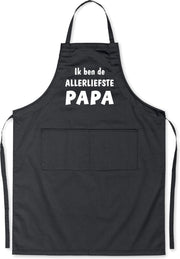 Mijncadeautje Luxe Schort Ik ben de allerliefste PAPA