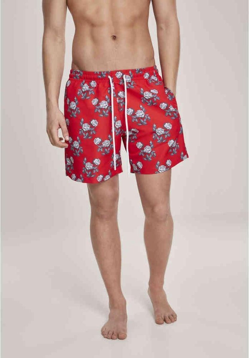 Urban Classics Zwemshorts -2XL- Pattern Rood