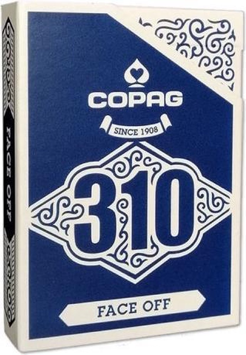 Cartamundi Speelkaarten Goochelen Face Off Karton Blauw