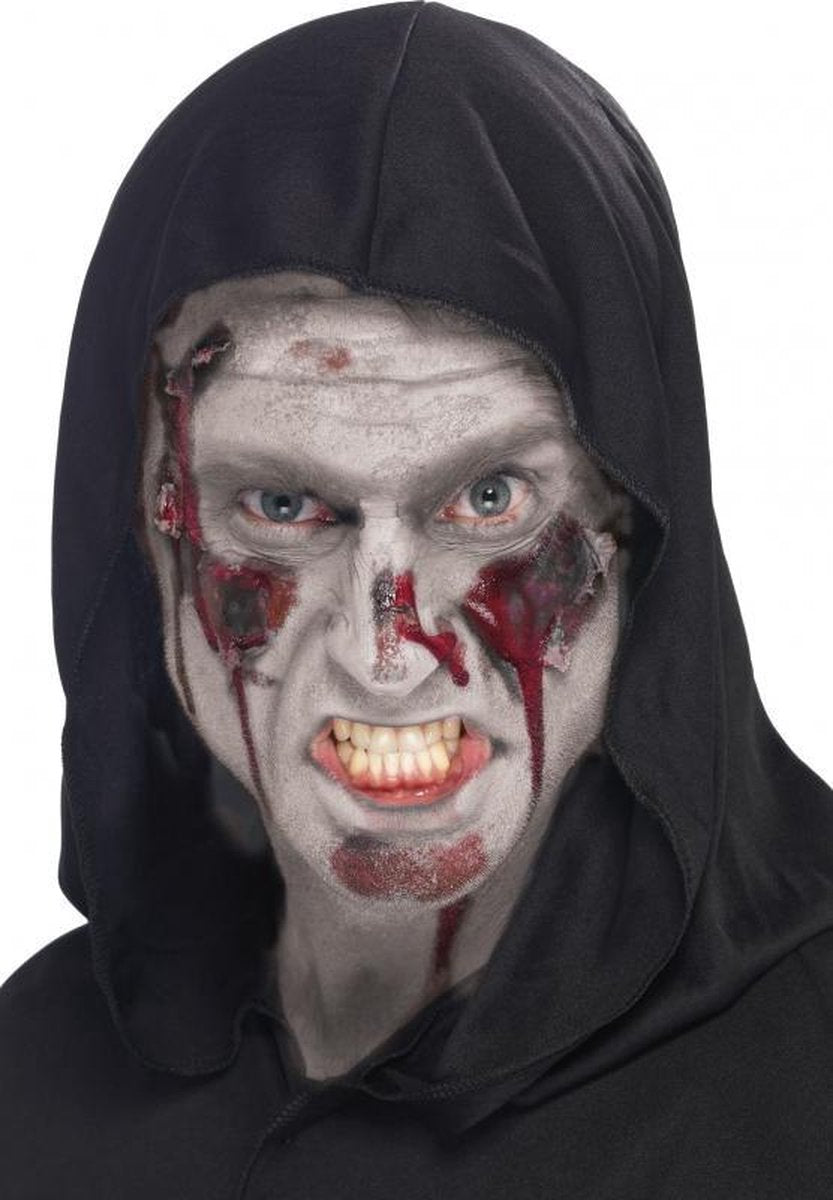 Witte zombie wonden schmink 28 ml