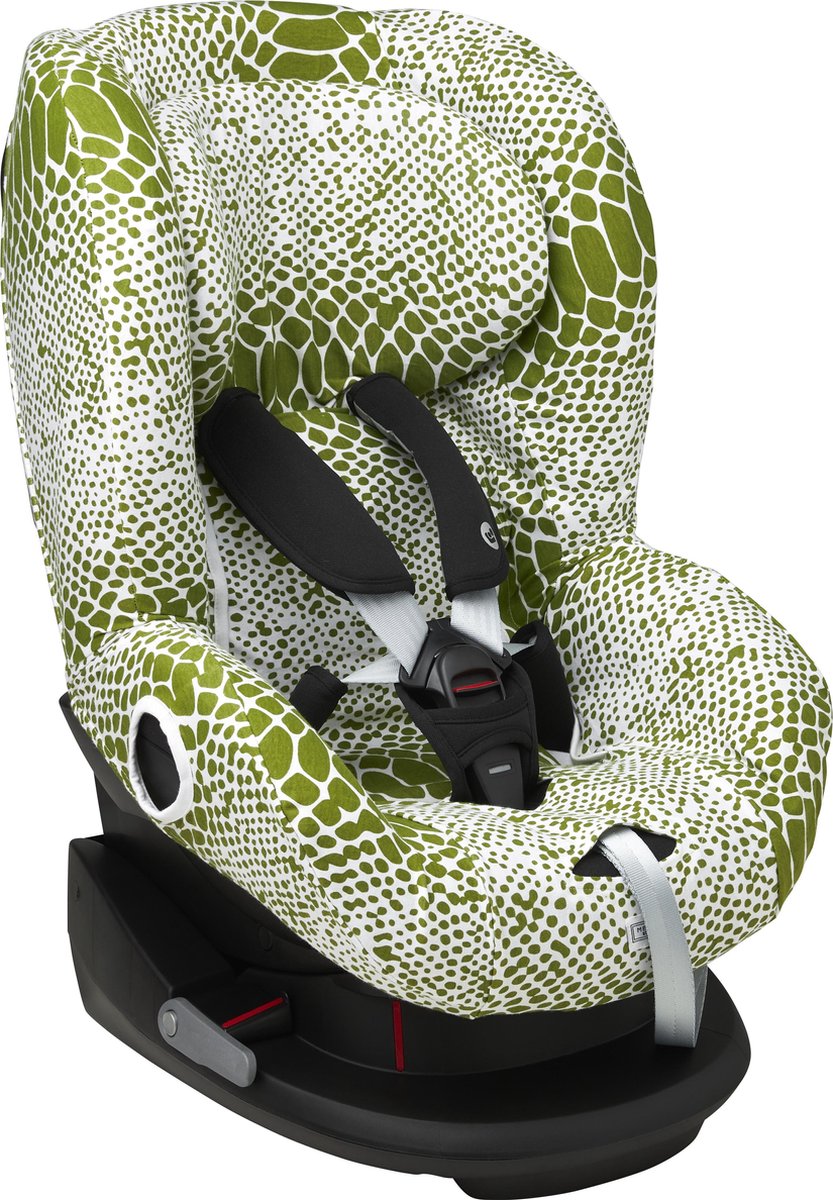 Meyco autostoelhoes Snake - avocado - groep 1 met hoofdsteun