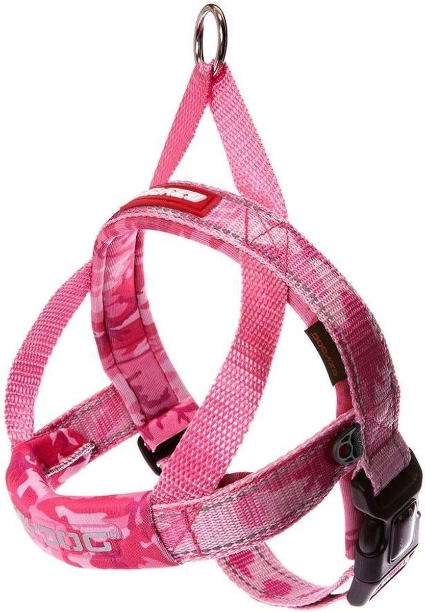 EzyDog Quick Fit Hondenharnas / tuig- XXS - Roze Camouflage