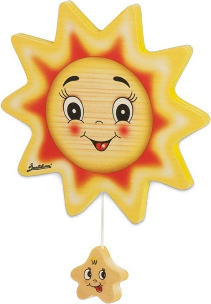 Muziekdoos zon trekkoord | Bartolucci | Hout