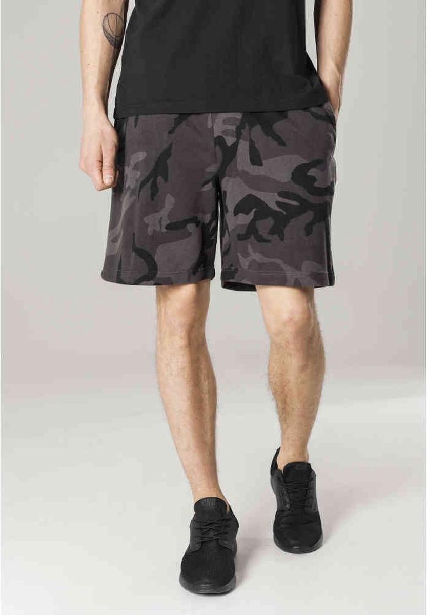Urban Classics Korte broek -XL- Basic Terry Zwart/Zwart