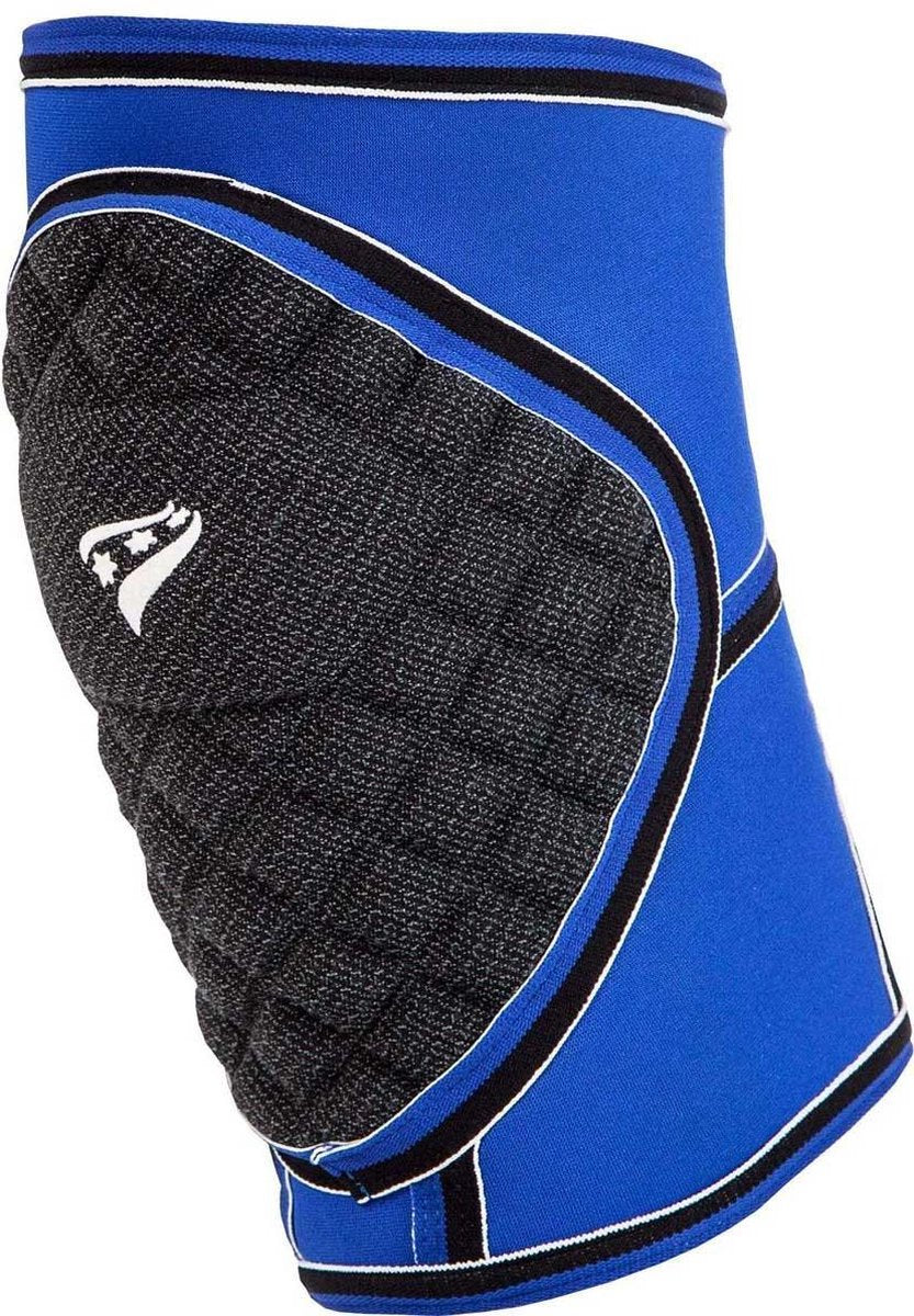 Rucanor Kniebandage Protecto Blauw/zwart Maat M