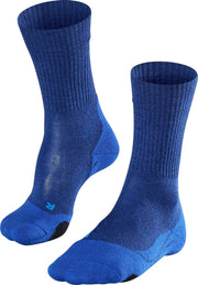 FALKE TK2 Wool Heren Wandel Sok 16394 - Blauw 6714 yve Heren - 46-48