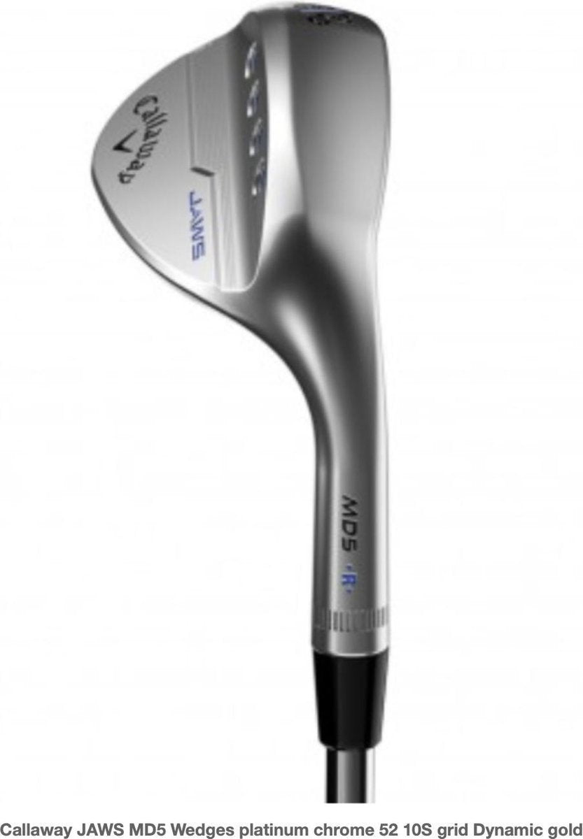 Callaway JAWS MD5 Wedges platinum chrome 52 10S grid Dynamic gold