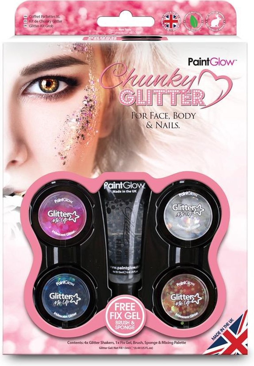 PaintGlow Chunky Glitter Box For Face