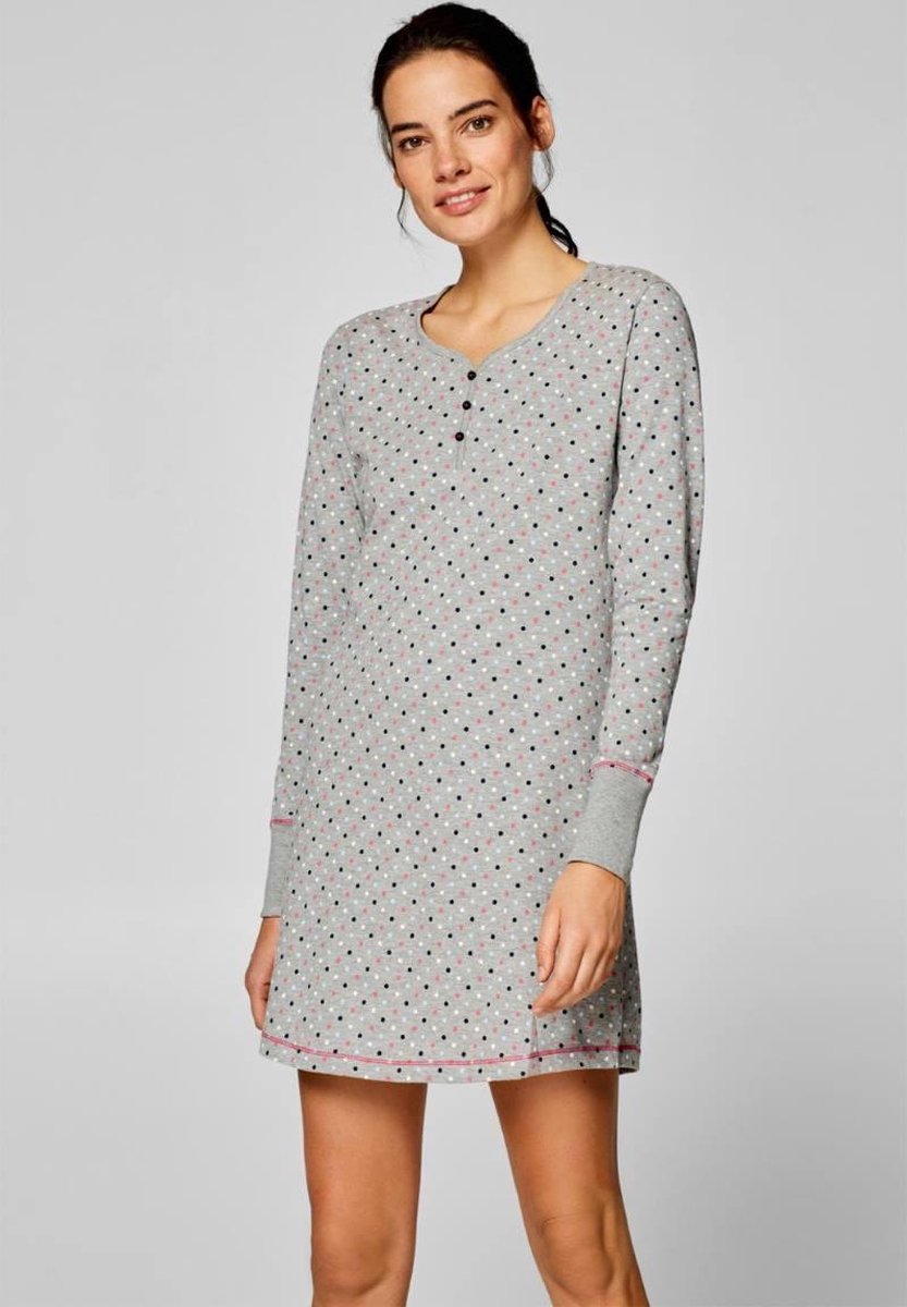Esprit - Dana - Nachtkleed - 118EF1Y011 - Light Grey - 40
