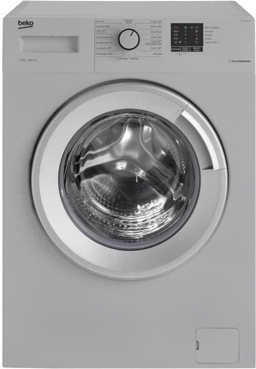 BEKO WTE7612SY front wasmachine - 7 kg - Klasse A +++ - ProSmart Inverter motor - 1200 tpm - Zilver
