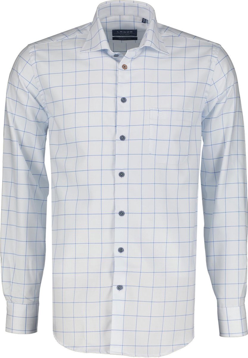 Ledûb Overhemd - Modern Fit - Wit - 48