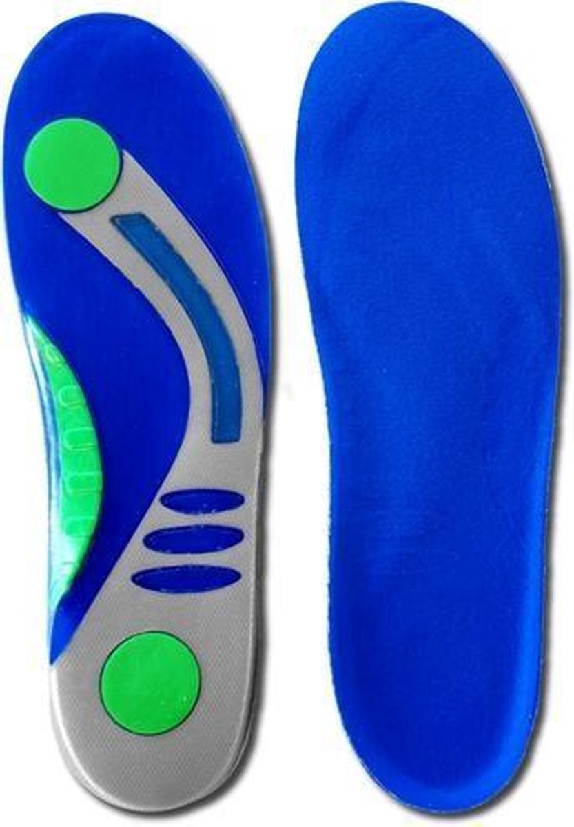 Secutex Gel Inlegzool Unisex Blauw Maat 45/46