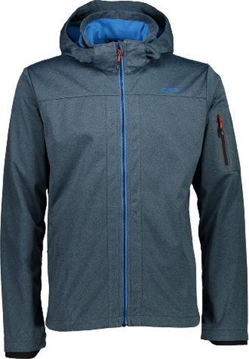 Cmp Outdoorjas Softshell Heren Polyester Blauw Maat 5xl