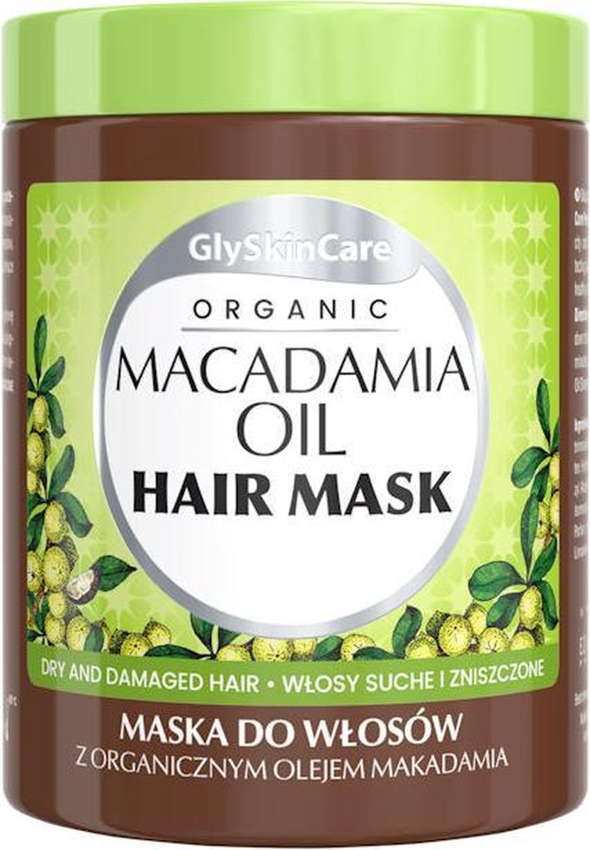 GlySkinCare Macadamia Oil Hair Mask 300ml.