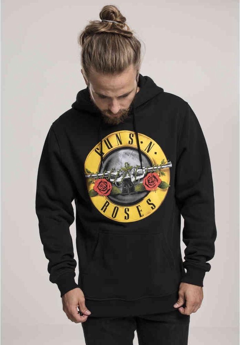 Urban Classics Guns N' Roses Hoodie/trui -L- Guns n' Roses Logo Zwart