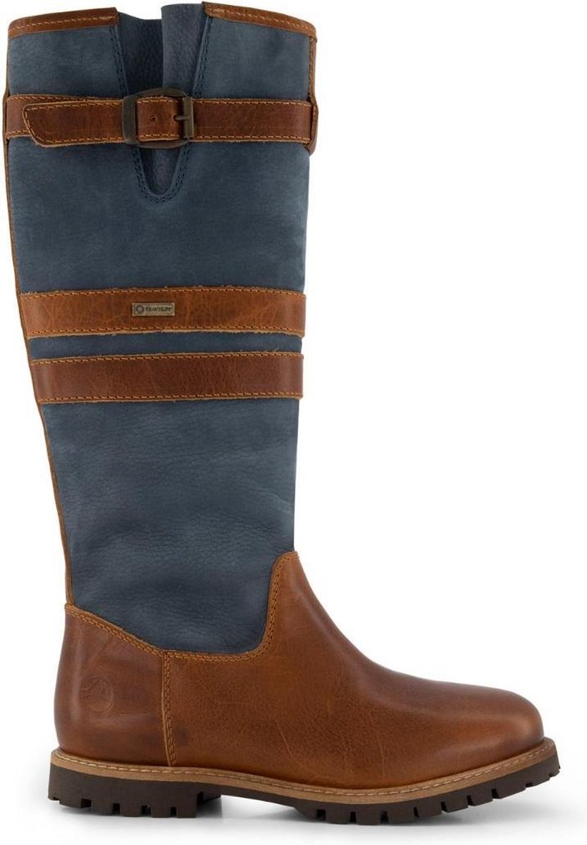 Travelin Lindau Outdoorlaarzen Vrouwen - Blauw - Maat 42