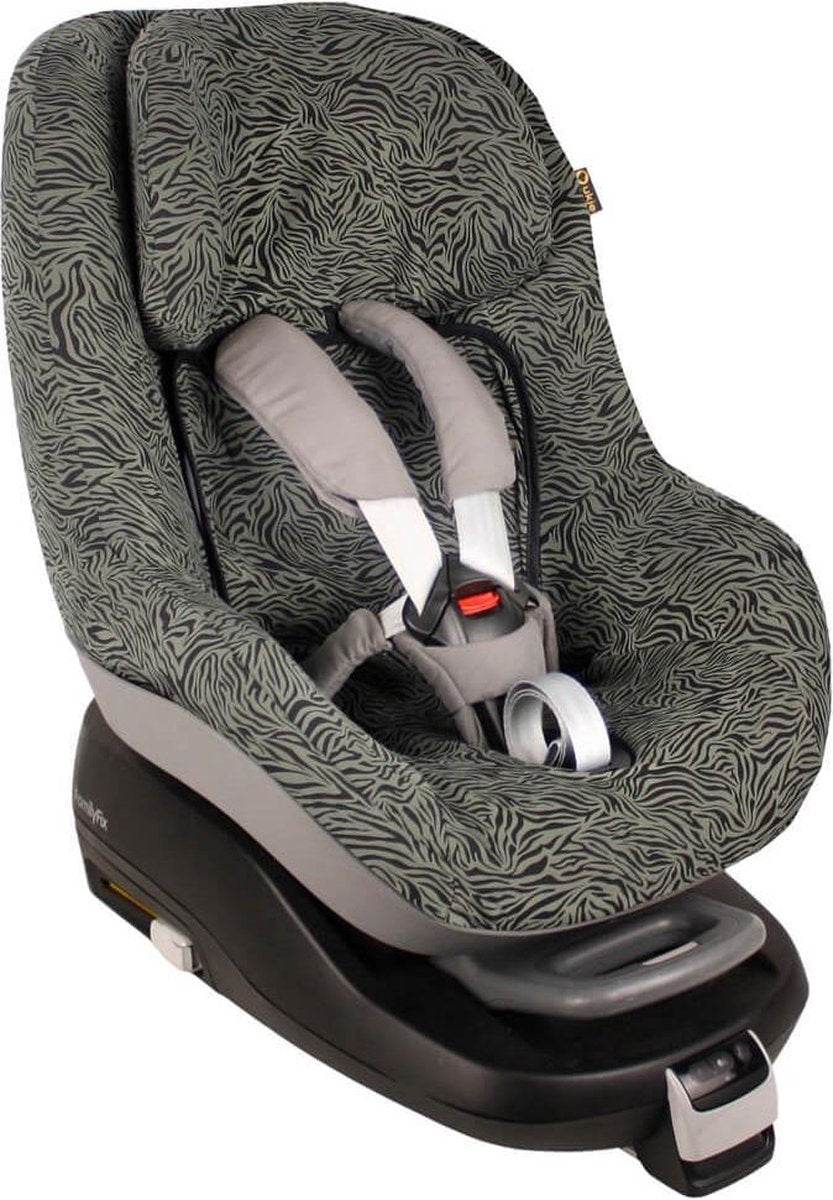 Ukje Maxi Cosi Pearl hoes (ook voor 2 Way) - Perfecte pasvorm - Groen zebra